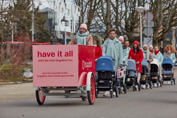 Promotie bakfiets – Bugaboo – Kumpany Promotie bakfiets - Bugaboo - Kumpany